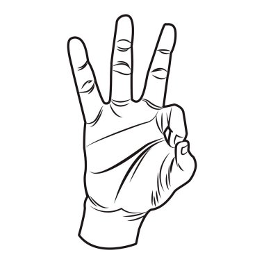 El ok işareti pop art