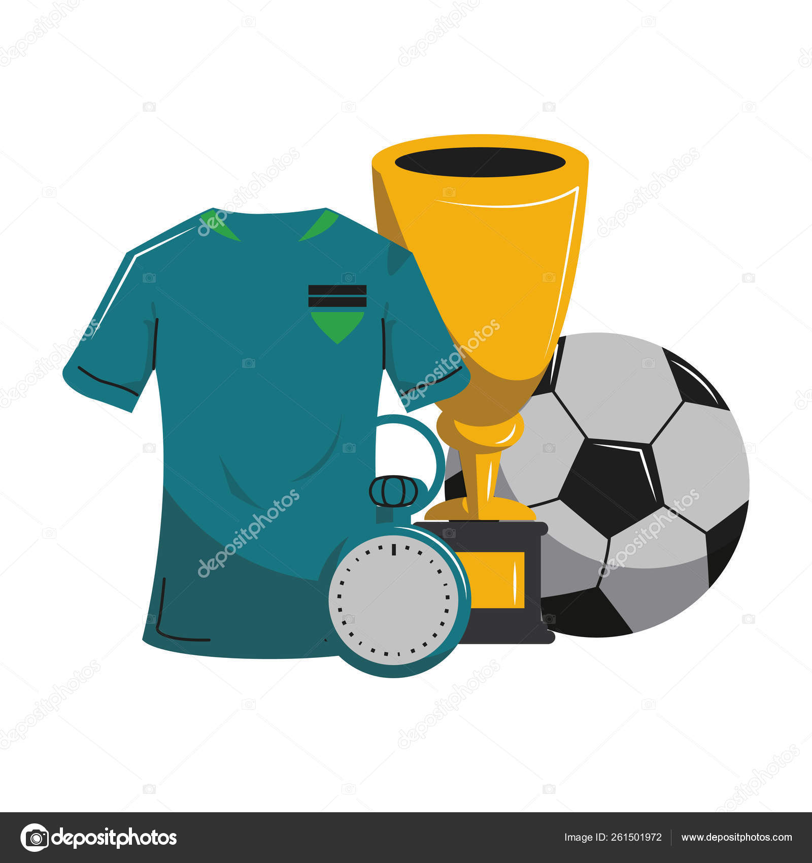 jogos bola Esportes equipamento desenho animado ilustração. vetor