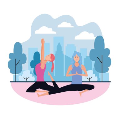 Kadınlar Yoga poses