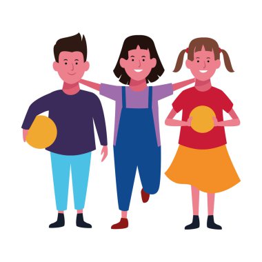 Çocuklar arkadaşlar çizgi