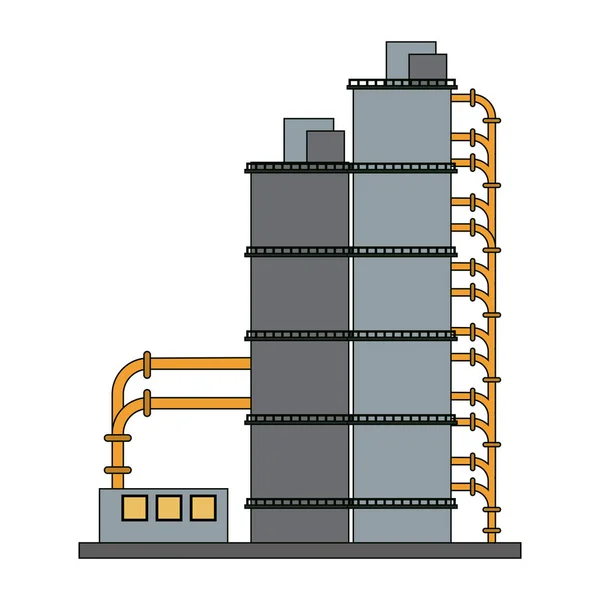 Maschinen für die Anlagenindustrie — Stockvektor