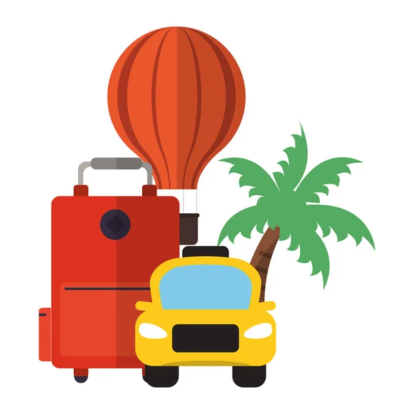 Concept vacances et voyages — Image vectorielle
