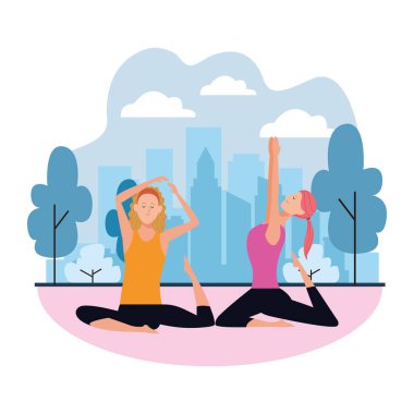 Kadınlar Yoga poses