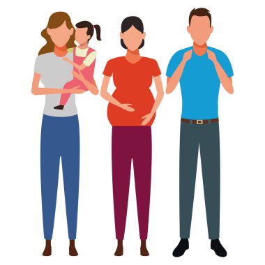 Aile avatar çizgi film karakteri