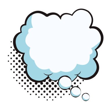 Pop art düşünme balonu