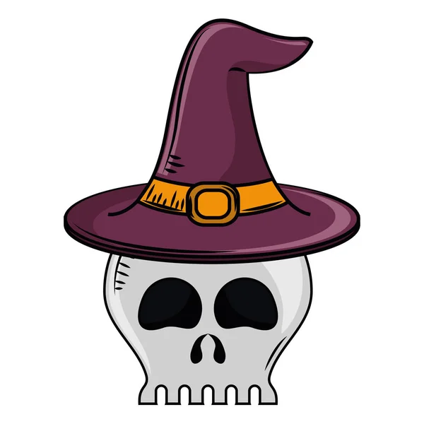 Halloween desenhos animados assustadores —  Vetores de Stock