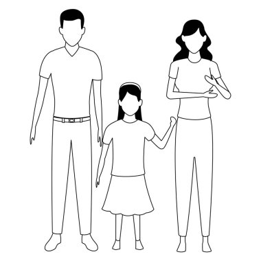 Aile avatar çizgi film karakteri