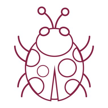 uğur böceği sevimli karikatür