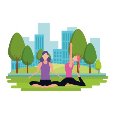 Kadınlar Yoga poses