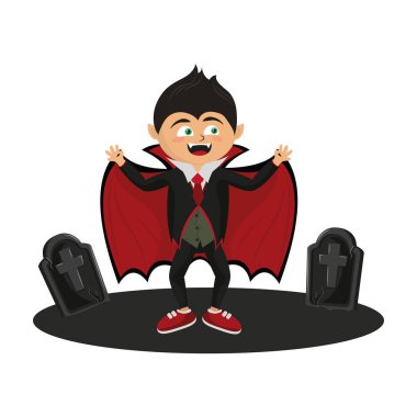 Çocuk ve cadılar bayramı karikatürleri