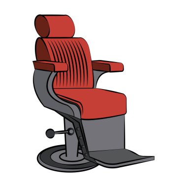 Basbershop koltuk izole