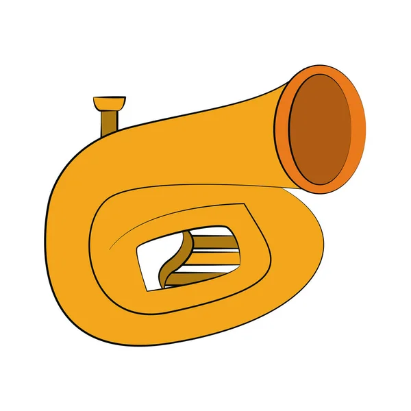 Sousaphone instrumento de música — Vector de stock