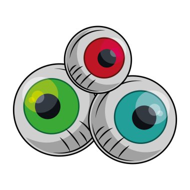 Cadılar Bayramı korkunç karikatür