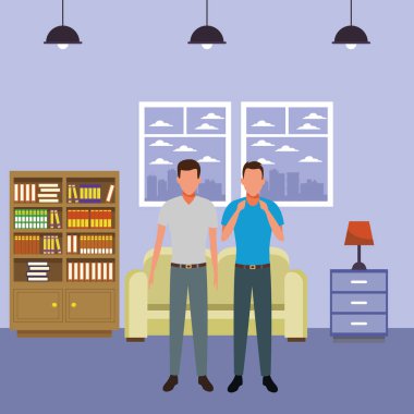 Erkekler avatar çizgi film karakteri