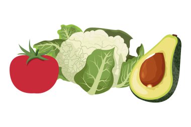 sebze simgesi karikatür