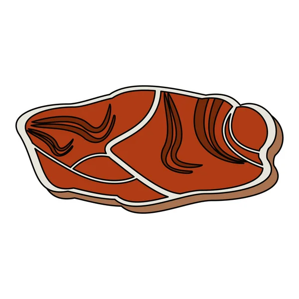 Filete de carne aislado — Archivo Imágenes Vectoriales