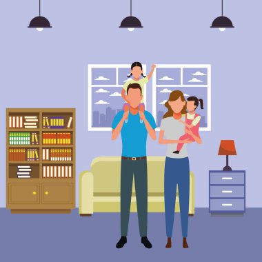 Aile avatar çizgi film karakteri