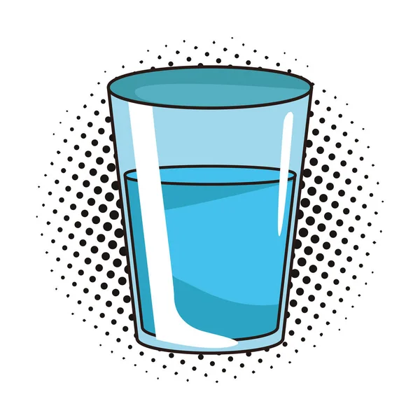 Waterglas cup — Stockvector