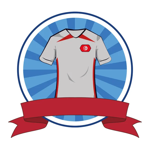 Τουρκία ποδόσφαιρο tshirt ποδόσφαιρο μπλουζάκι — Διανυσματικό Αρχείο