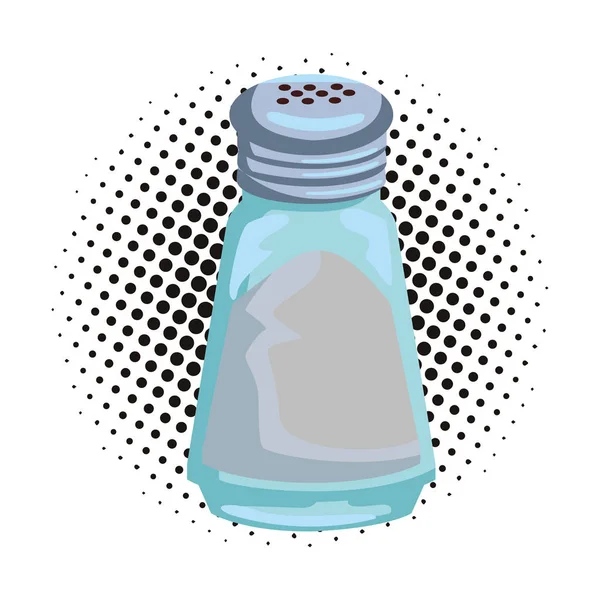 Salt shaker isolated — Stock Vector