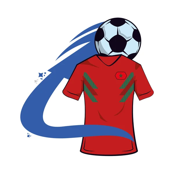 Футболка Марокко — стоковый вектор