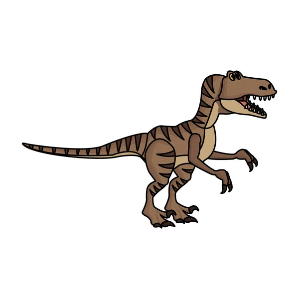 Ράπτορ δεινόσαυρος καρτούν — Διανυσματικό Αρχείο