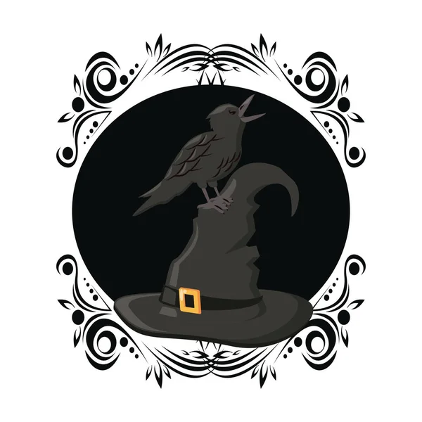 Halloween cartoni animati spaventosi — Vettoriale Stock