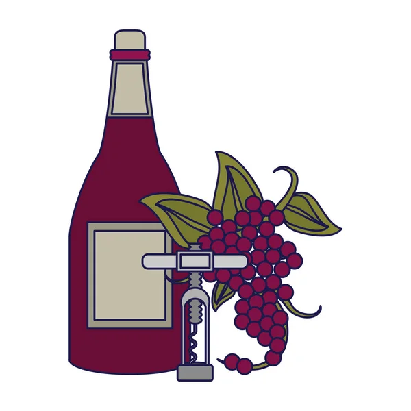 Wein- und Gastro-Konzept — Stockvektor