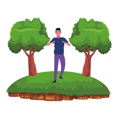 Genç adam çizgi filmi