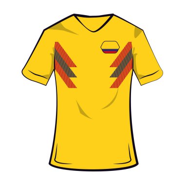 Kolombiya futbol tshirt