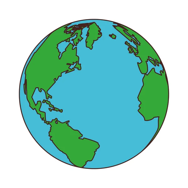 地球世界符号 — 图库矢量图片