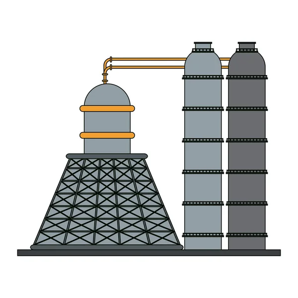 Maschinen für die Anlagenindustrie — Stockvektor