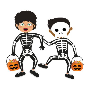 çocuklar için halloween kostümleri ile