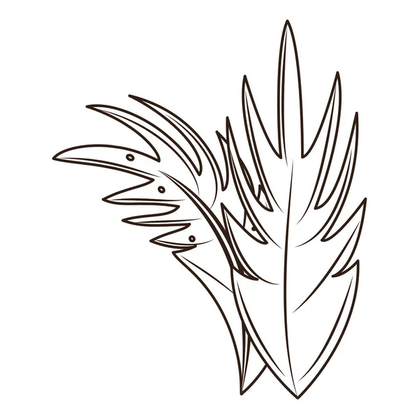 Palm símbolo del domingo — Vector de stock