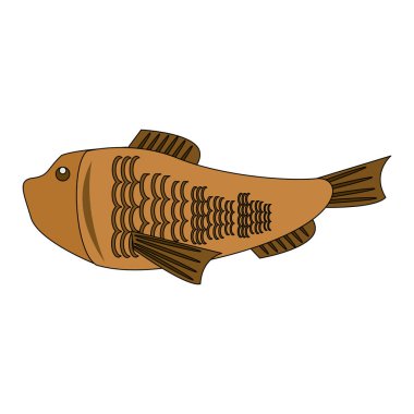 Balık deniz ürünleri izole