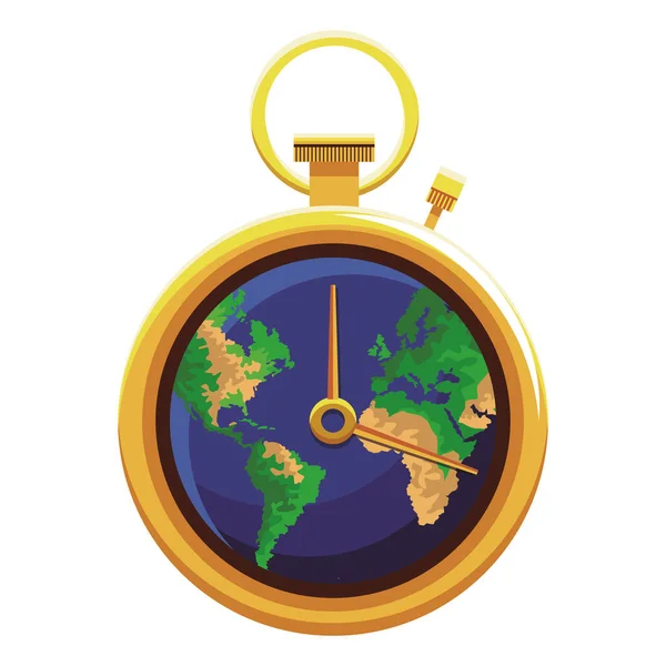 Παγκόσμιο ρολόι εποχής — Διανυσματικό Αρχείο