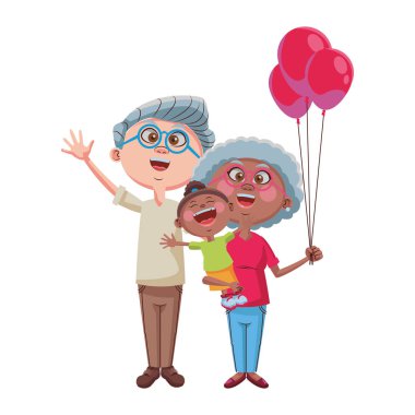 Büyükanne ve büyükbabalar ve torunlar