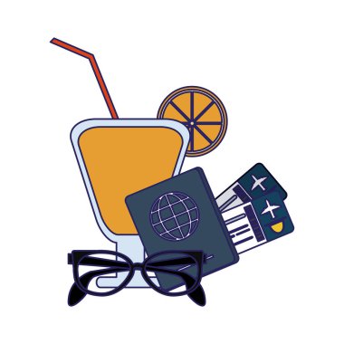 Seyahat ve tatil sembolleri