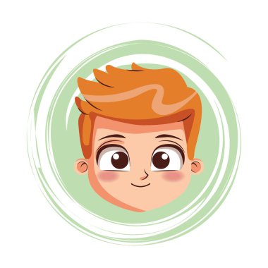 Çocuk yüz çizgi film