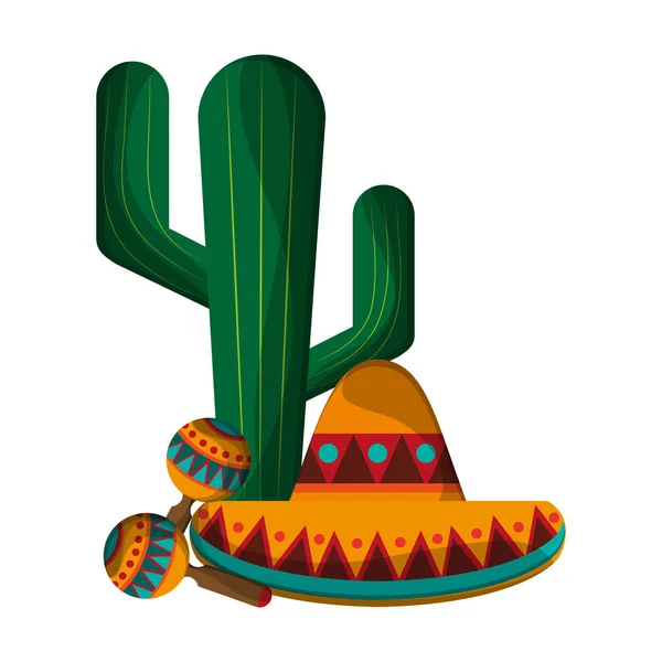 Mexico culture cartoons — Stock Vector