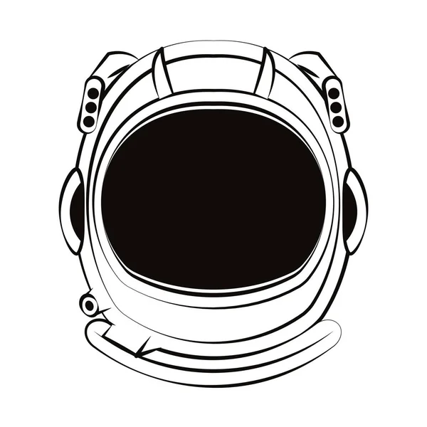 Astronautenhelmausrüstung — Stockvektor