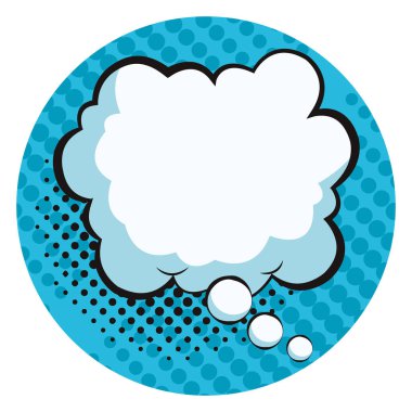 Pop art düşünme balonu