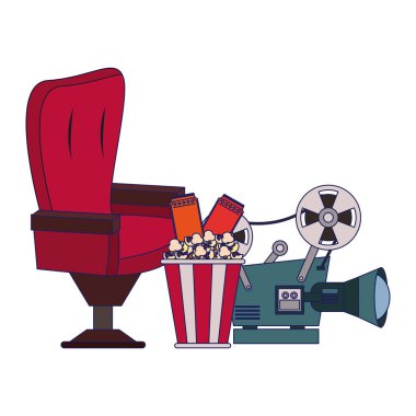 Sinema ve film karikatürler mavi çizgiler