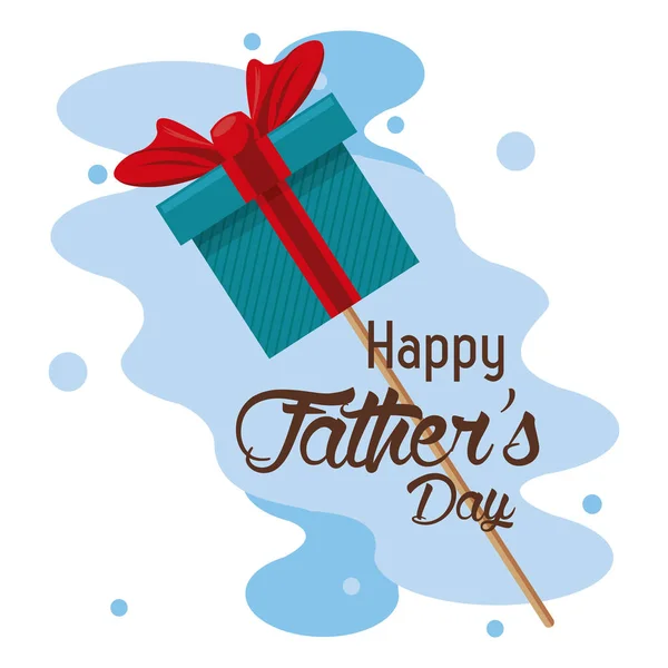 Happy Fathers Day-kort — Stock vektor
