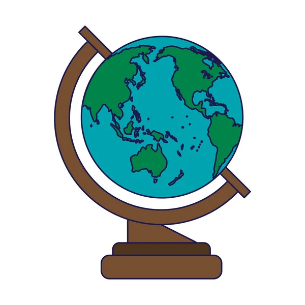 Symbol zeměkoule země světa — Stockový vektor