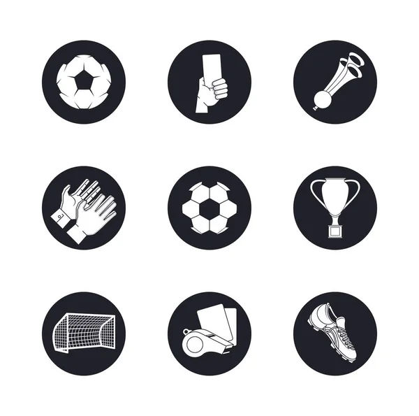 Fotbalová sportovní hra — Stockový vektor