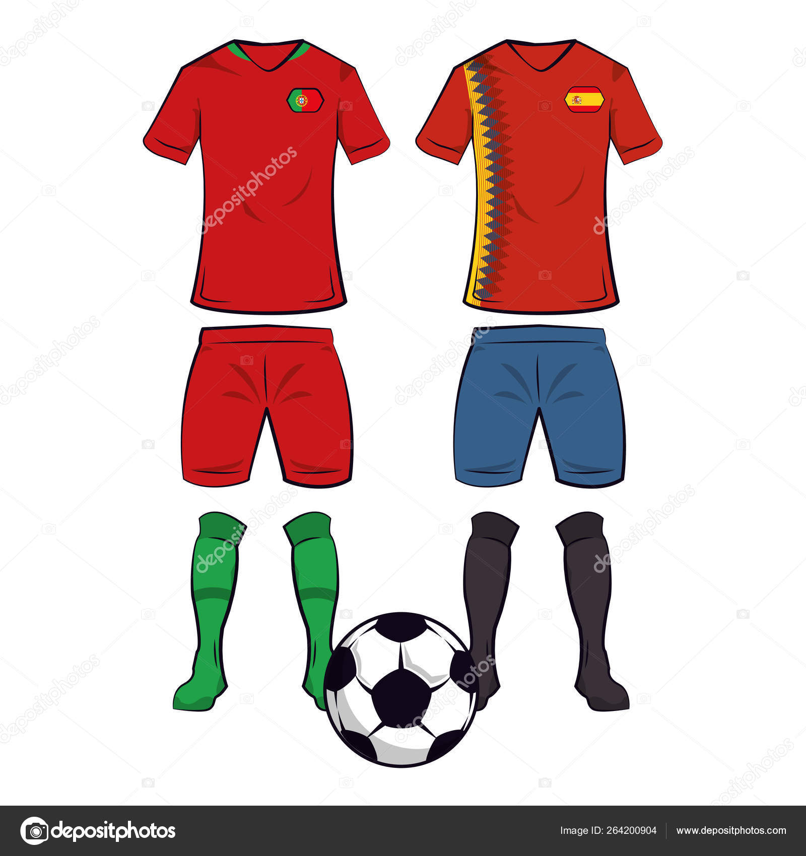 soccer team uniforms