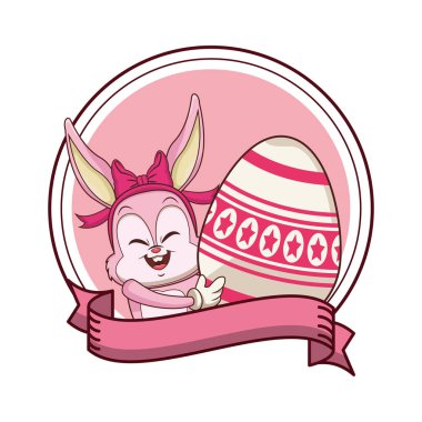 Paskalya yumurtalı tavşan