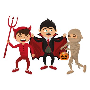çocuklar için halloween kostümleri ile