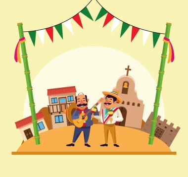 Meksikalılar cinco de mayo karikatür